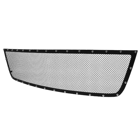 SPEC-D TUNING 05-06 Chevrolet Silverado 2500 Hd Grille Insert HBG-SIV05BKSS-YH